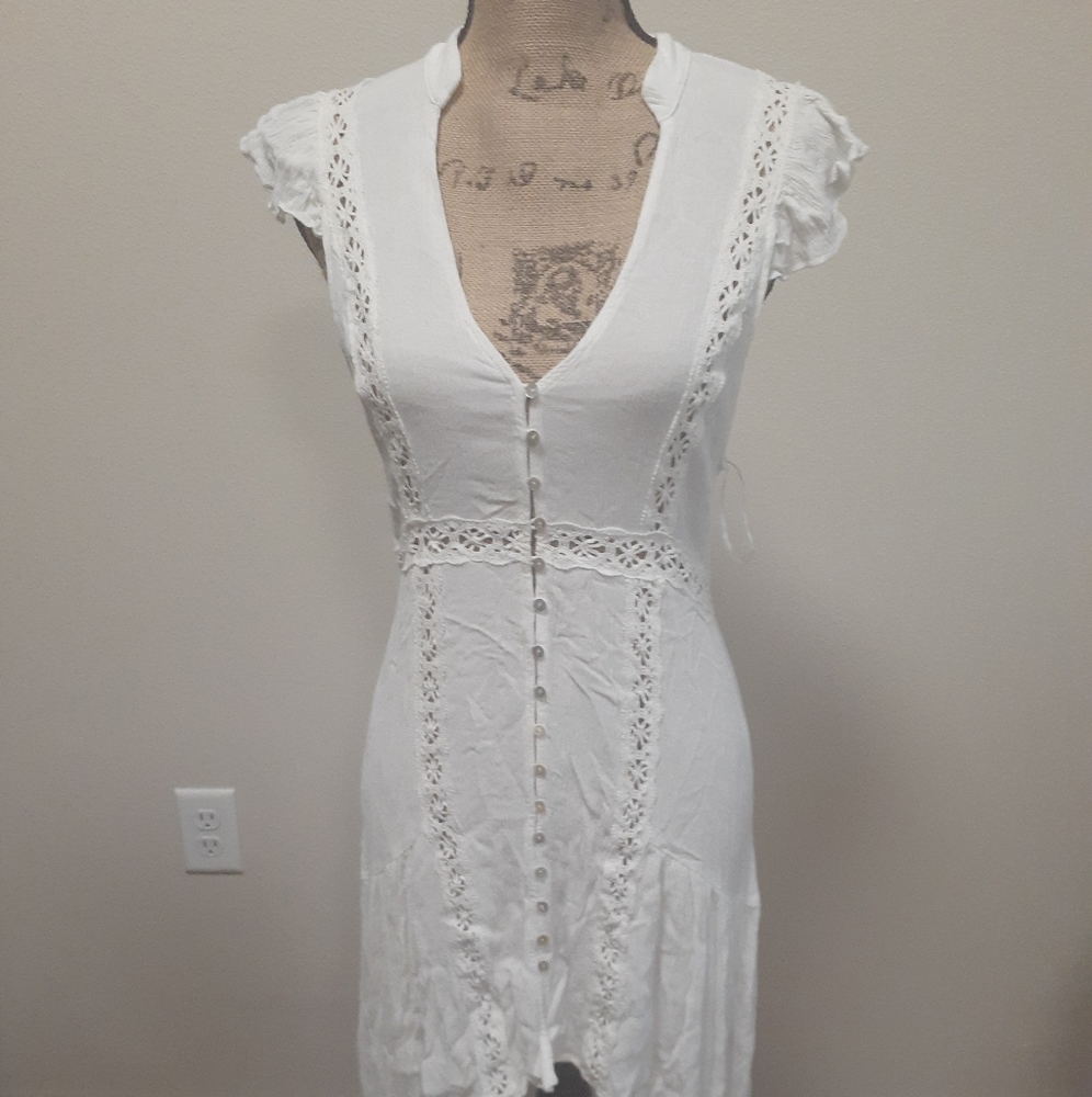 Cotton Candy LA Large White dress